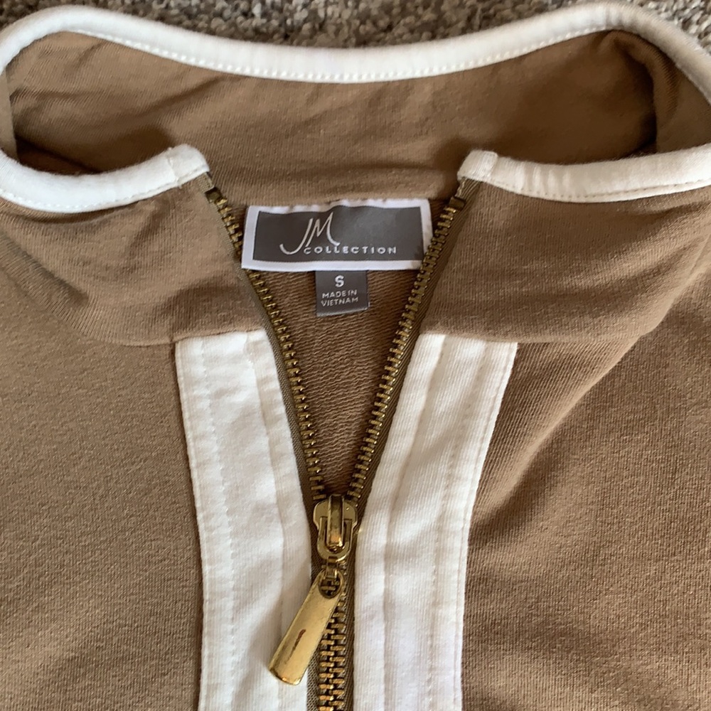 JM Collection Zip Front Topper / Jacket - Picture 5 of 10